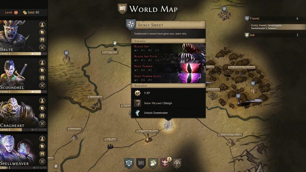 Gloomhaven World Map